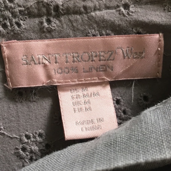 Saint Tropez West Lightweight Linen Jacket w/Hood. - Picture 4 of 8